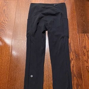 Lululemon- leggings, black, size 4